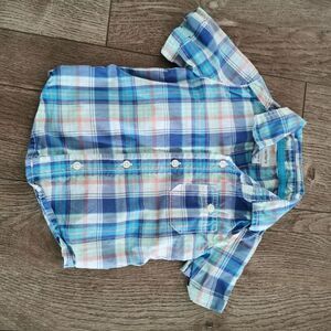 5/$10 Carter's toddler boy button down shirt 18 M